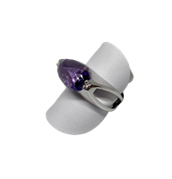 Anillo Recarlo Mujer in Oro blanco Ametista 1.75 Ct ZM082/B - ZM082/B